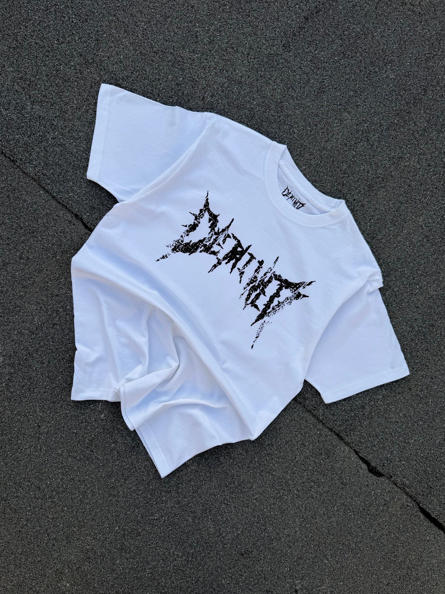 CRACKED LOGO TEE